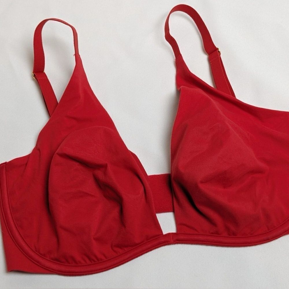 Red Wireless Comfort Bra - Women Intimates & Sleepwear